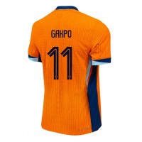 Netherlands Cody Gakpo #11 Replica Home Shirt Euro 2024 Short Sleeve